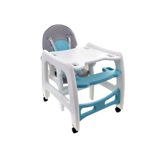 Maitinimo Kėdutė-Transformeris 5*1 Funfit blue  grey